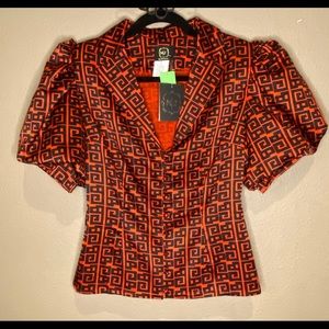 M/2 by Moche Apparel blouse  size Small